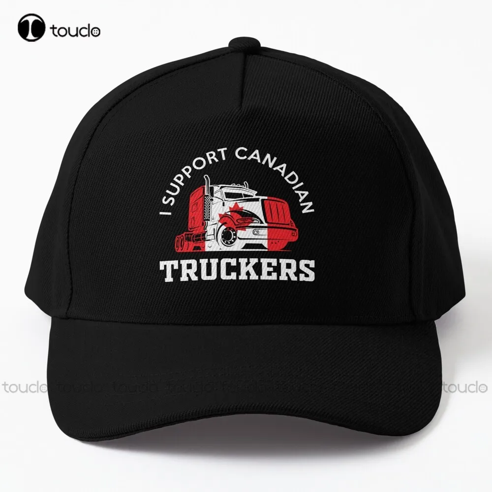 I Support Canadian Truckers Baseball Cap Superhero Caps Tactical Summer Sunscreen Hat Hunting Camping Hiking Fishing Caps Sports