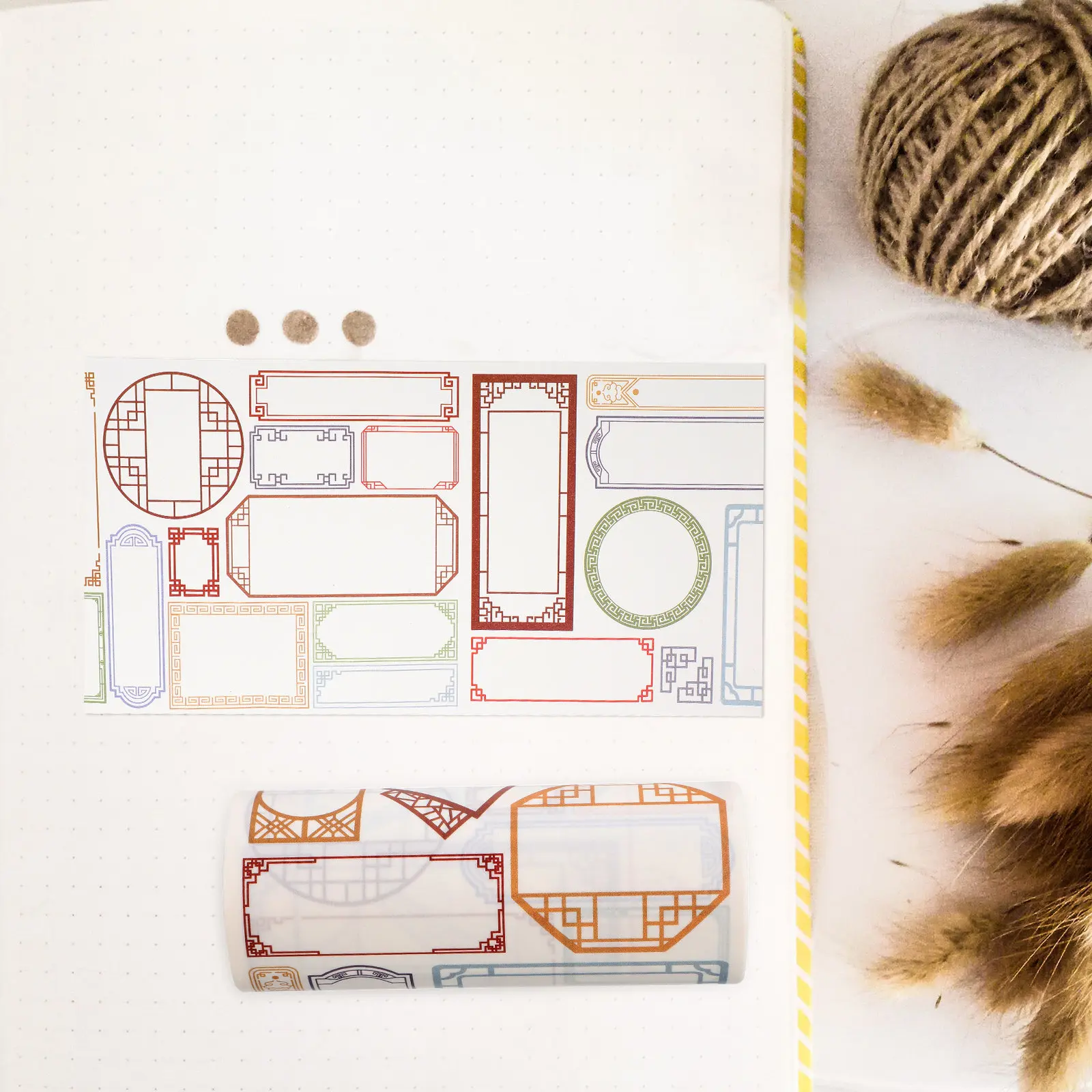 

Клейкая лента в китайском стиле, 1 рулон, с красивым принтом, для дневников, ежедневников, календарей, скрапбукинга, декора и поделок своими руками