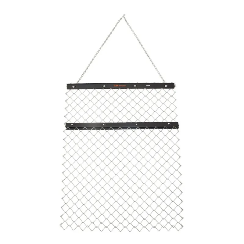 드래그 해로우 4 x 5 피트 체인 해로우 잔디 갈퀴 ATV UTV 트랙터 부착물