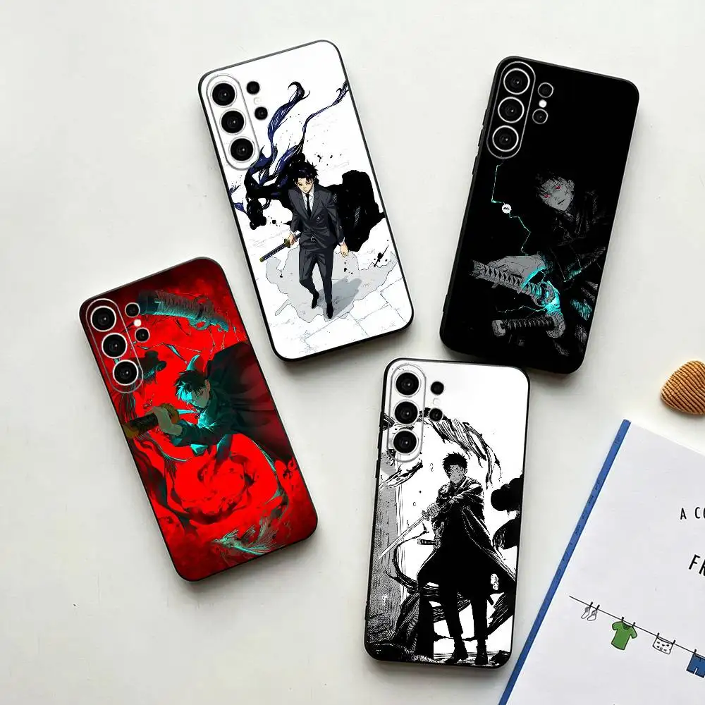 K-Kagurabachi A-Anime Phone Case For Samsung S25,S24,S21,S22,S23,S30,Ultra,S20,Plus,Fe,Note,10,9,5G Black Cover