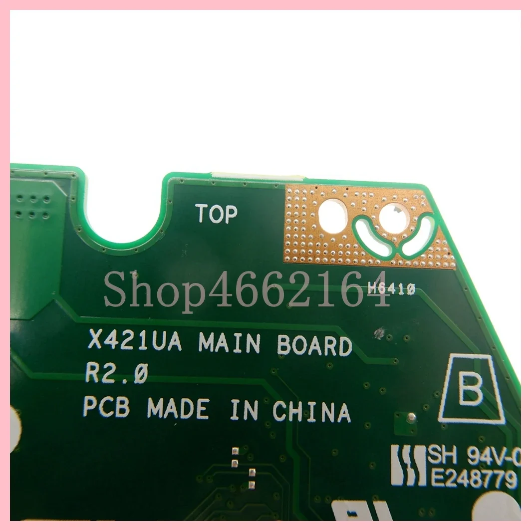 Imagem -04 - Placa-mãe Portátil para Asus Vivo Livro X421ua R55500u Cpu 8gb 16gb de Ram X421ua X521ua M433ua M533ua X421uay Mainboard