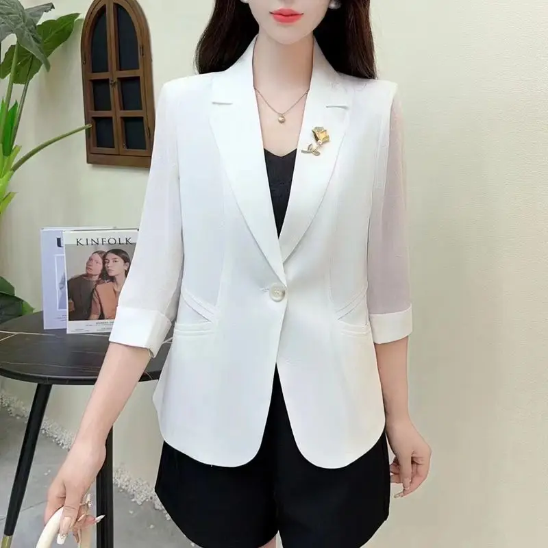 

Восстанавливаемая летняя женская легкая повседневная верхняя одежда семи четвертей с защитой от солнца Sli универсальная Ele