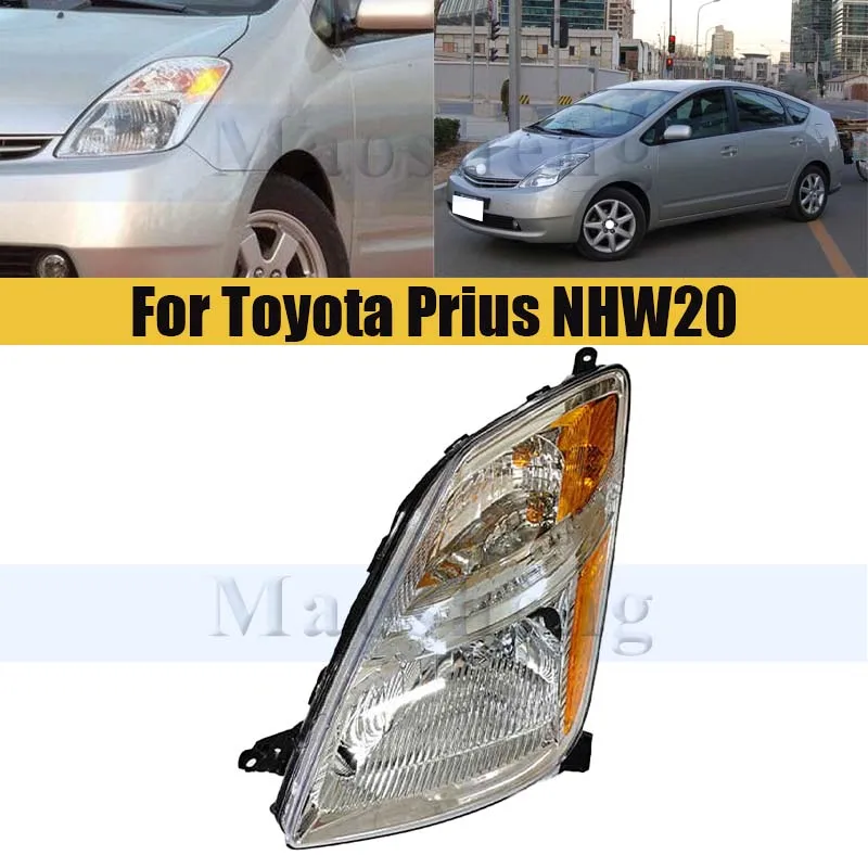 

Американская версия, передний бампер, фара головного света для Toyota Prius NHW20 2005-2009, Головной фонарь