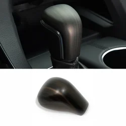 For Toyota Yaris Cross 2020- 2023 ABS Carbon Fiber Car Gear Head Shift Knob Cover Handball Trim Sticker Interior Accessories