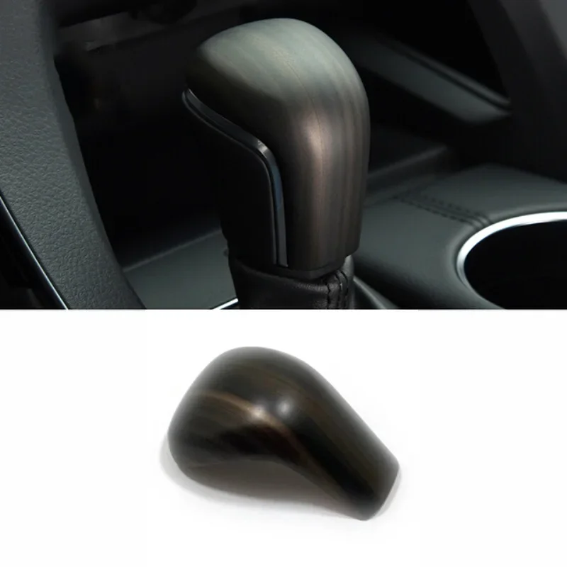 Dla Toyota Yaris Cross 2020-2023 ABS Carbon Fiber Car Gear Head Shift Knob Cover Handball Trim Naklejka Akcesoria wewnętrzne