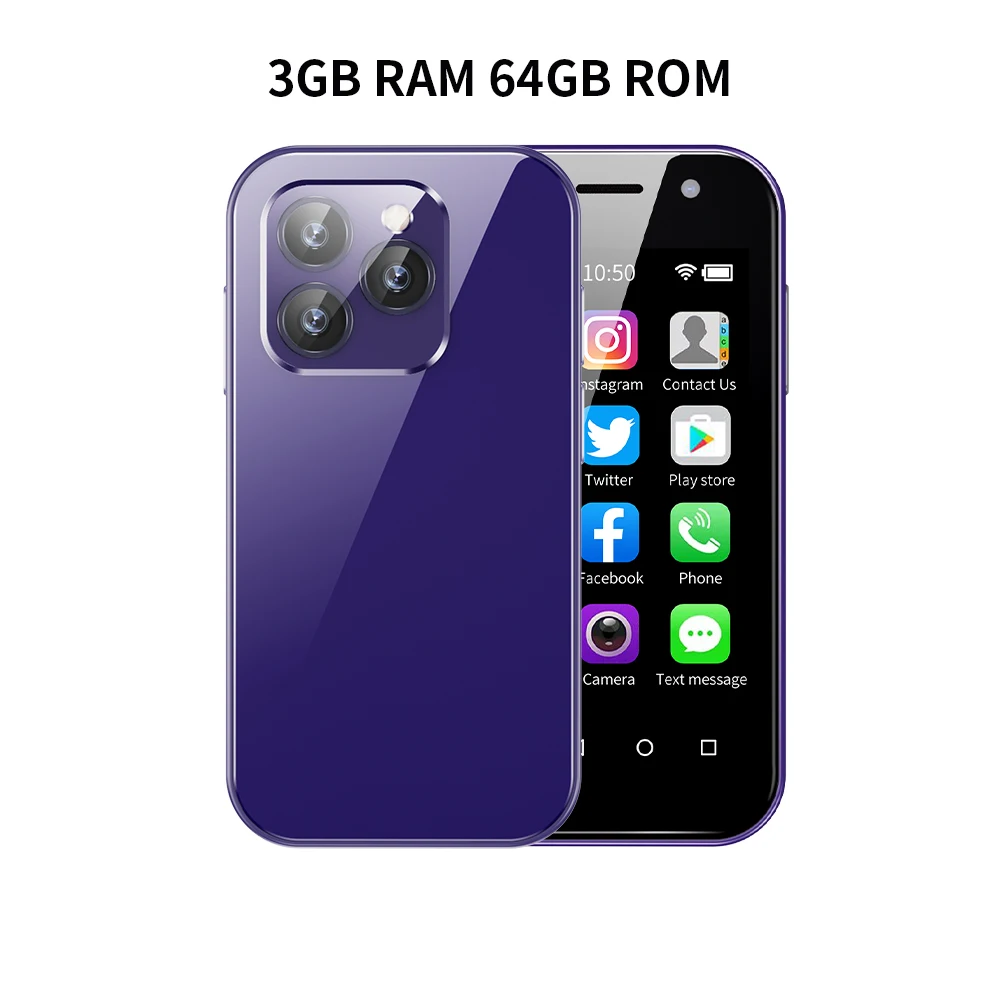 SOYES XS14 Pro Super Mini Mobile Phone 4G LTE 3GB 64GB Android 9.0