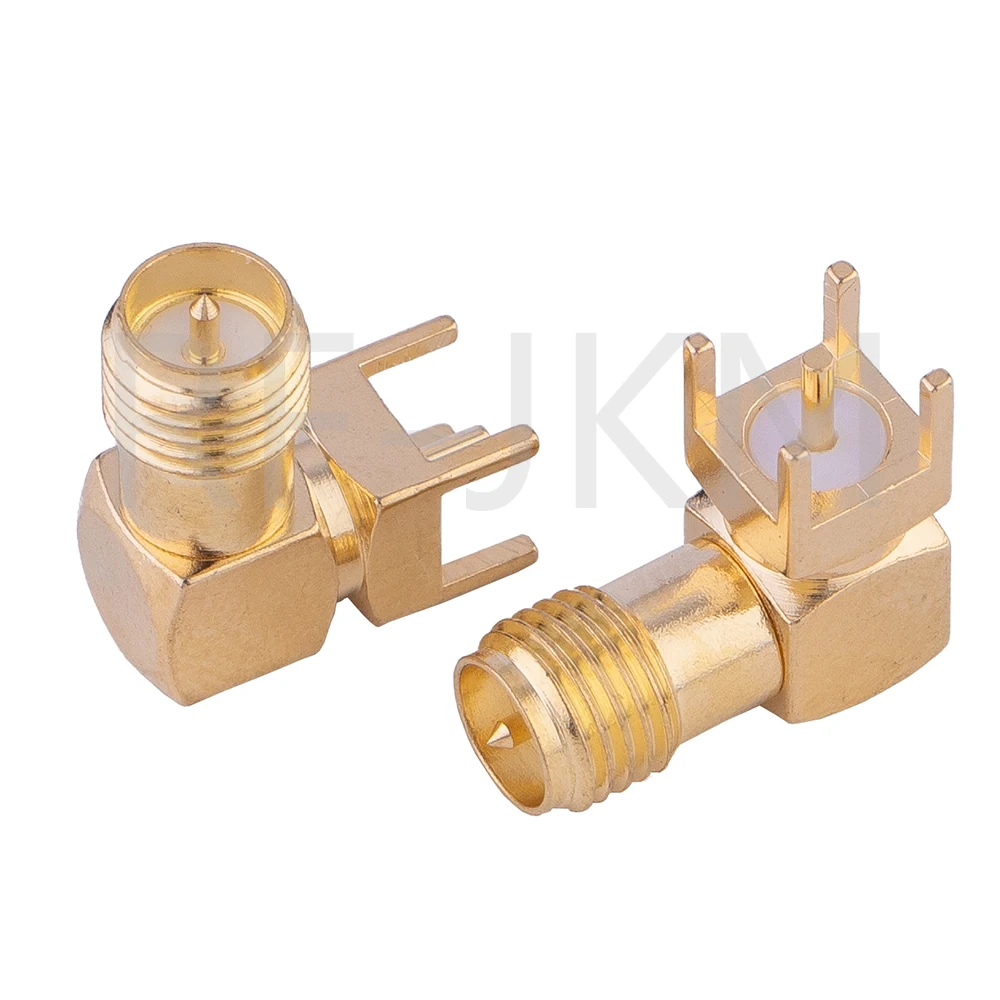 10Pcs SMA Stecker Weibliche Jack Adapter Solder Rand PCB Gerade rechtwinklig Berg RF Kupfer Stecker Steckdose – Detail 11