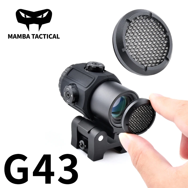 

Tactical Killflash G43 Sight Kill Flash Honeycomb Shield Shading Protective Cover Airsoft 3X Magnifier Scope Metal Accessories