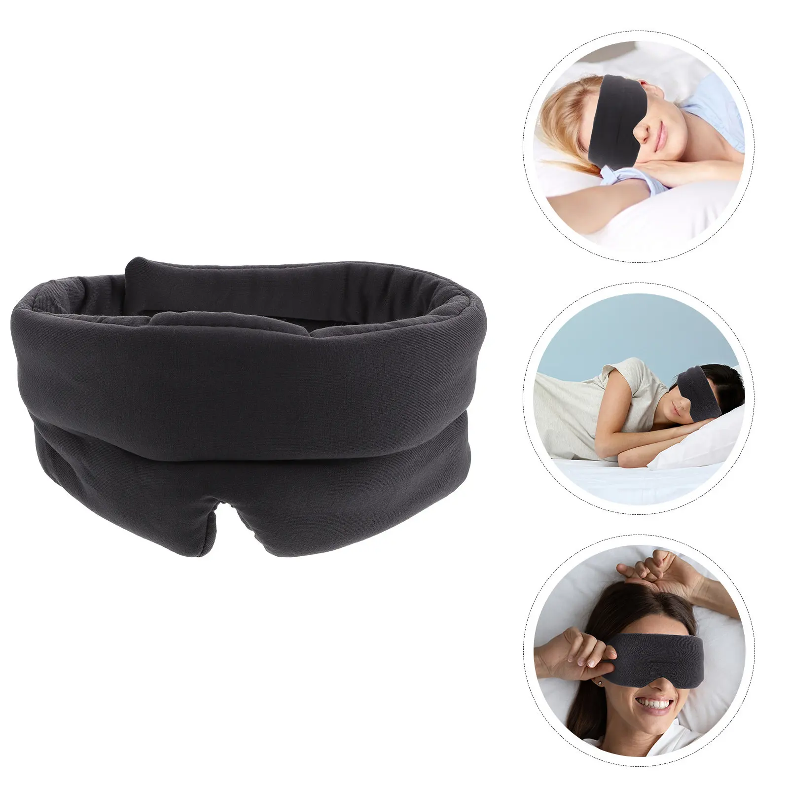 1Pcs Eye Mask Sleep Cover Modal Cotton Comfortable Durable Shading Blindfold Protective Eye Cover for Home Travel