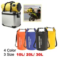 Bolsa seca de PVC para exteriores, impermeable, 10L, 20L, 30L, bolsa de hombro para motocicleta, para buceo, natación, senderismo, conducción, Kits de viaje