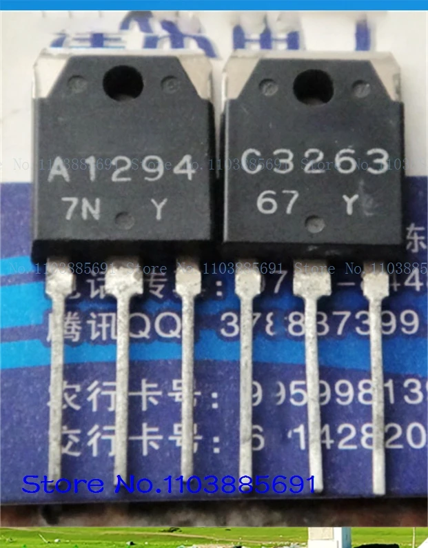 2pcs/lot=a pair 2SA1294 2SC3263 TO-3P