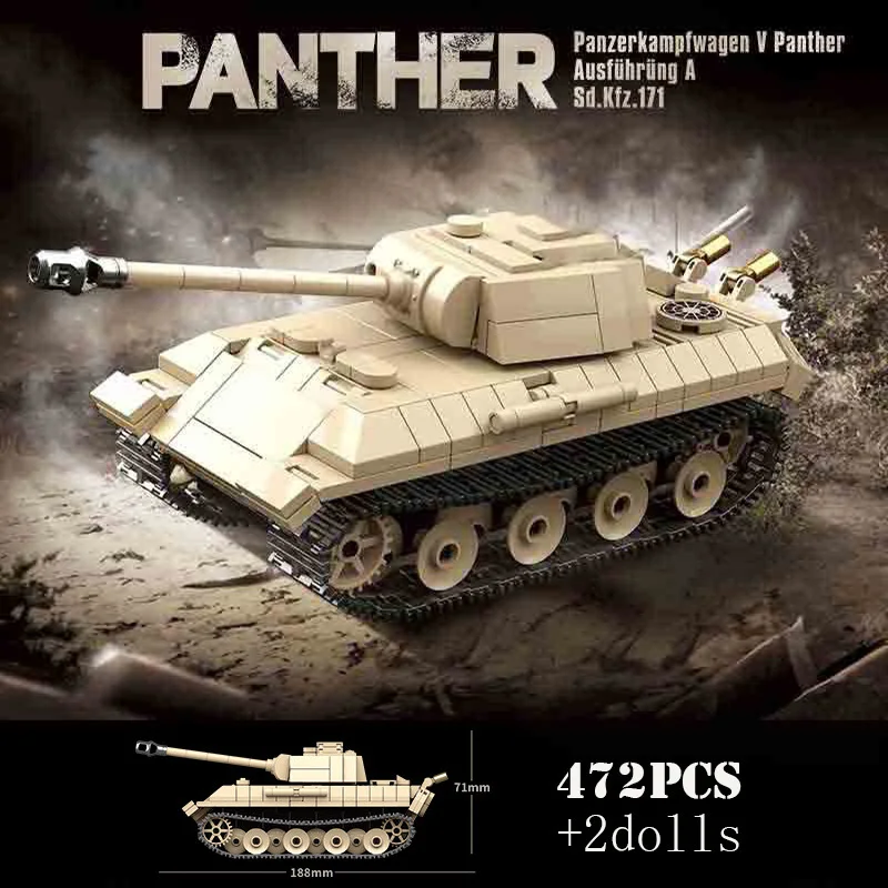 WW2 Militaire Klassieke Model Tijger Luipaard KV-1 KV-2 IS-2 Zware Tank Collectie Model Bouwstenen Bricks Speelgoed voor Jongens Geschenken
