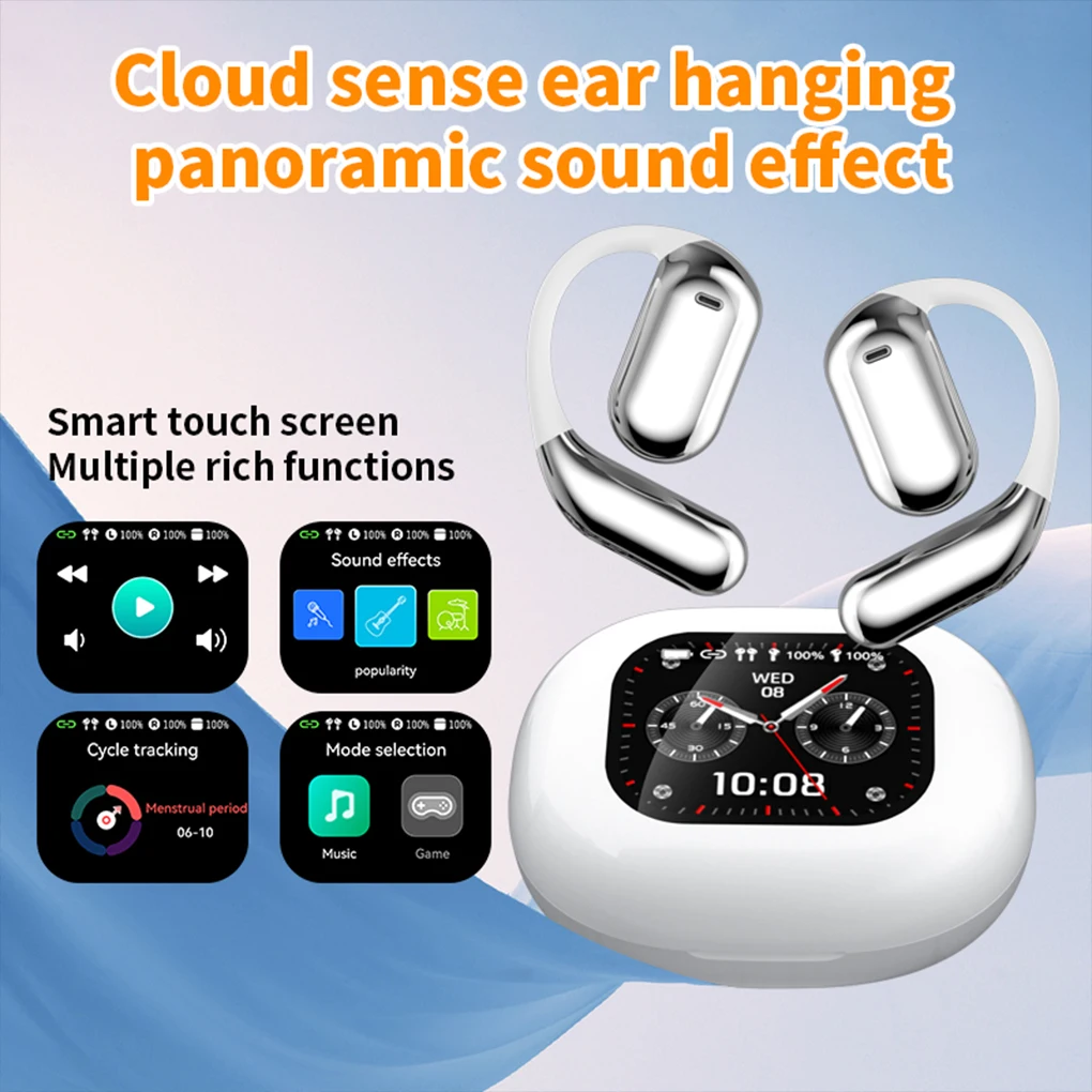 

Wireless Bluetooth Earbuds With High-precision Multi-language Translation Headset Offers For Life Gray