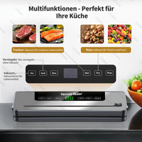 Electric Vacuum Sealer Built-in Cutter Kitchen Food Storage Seal Touch Button Dry/Wet Food Sealing Vacuum packaging machine
