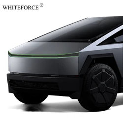 For Tesla Cybertruck Headlight Protection TPU Smart Photochromic Film Self-healing Film Light-controlled Purple Headlamp Films