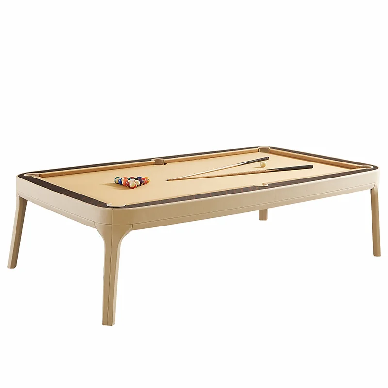 Genuine leather luxury European-style billiard table, standard adult home villa American style