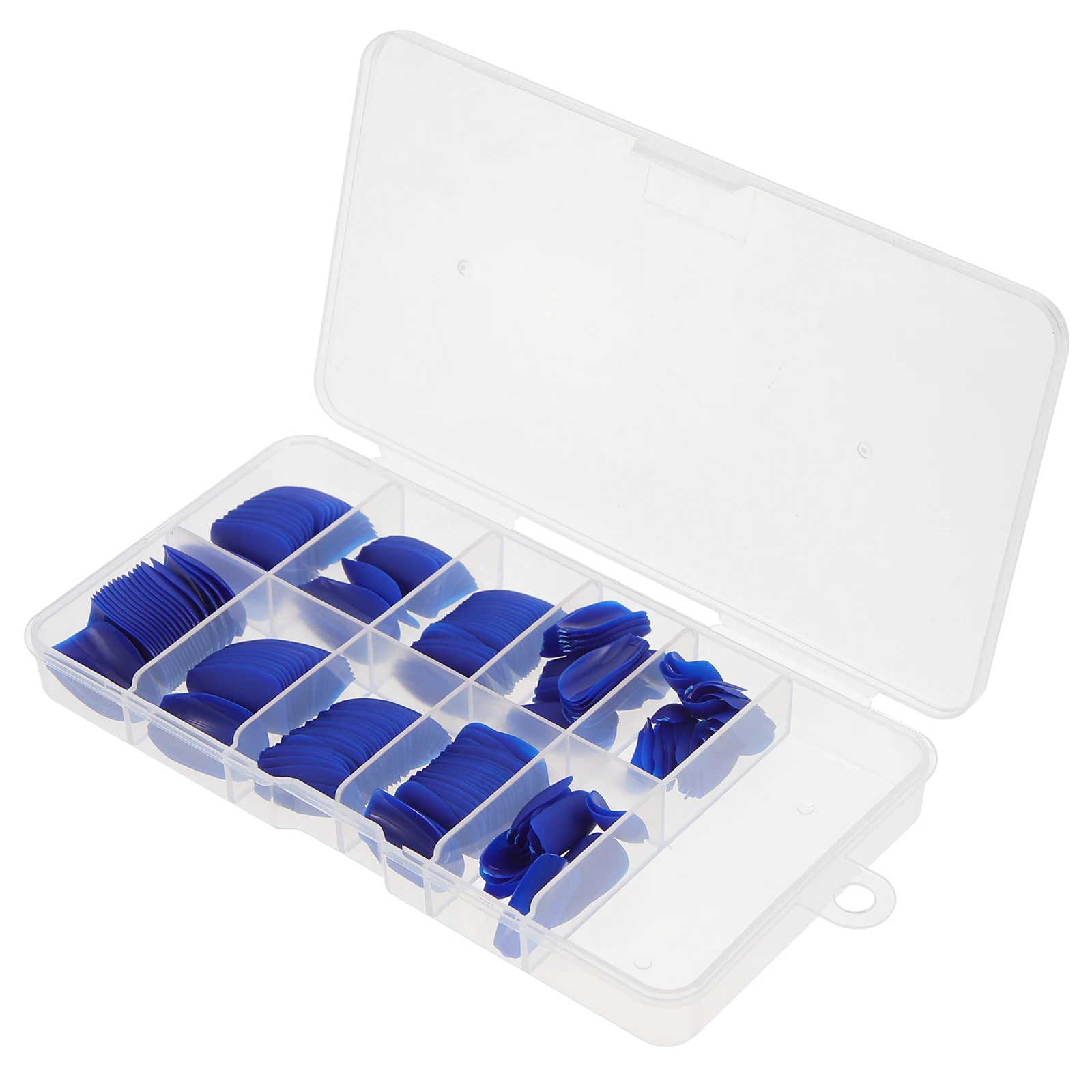 

Frosted Short Nail Plate Ultra Thin Durable PP DIY Decor Kit False Nails Tips Home Salon Use Fake Nail Decors