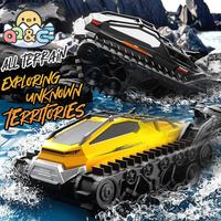 JJRC Q183 RC Car 2.4G Amphibious All Terrain Tracked Tank Remote Control Truck Climbing Off-Road Vehicle Waterproof Toy Kid Gift