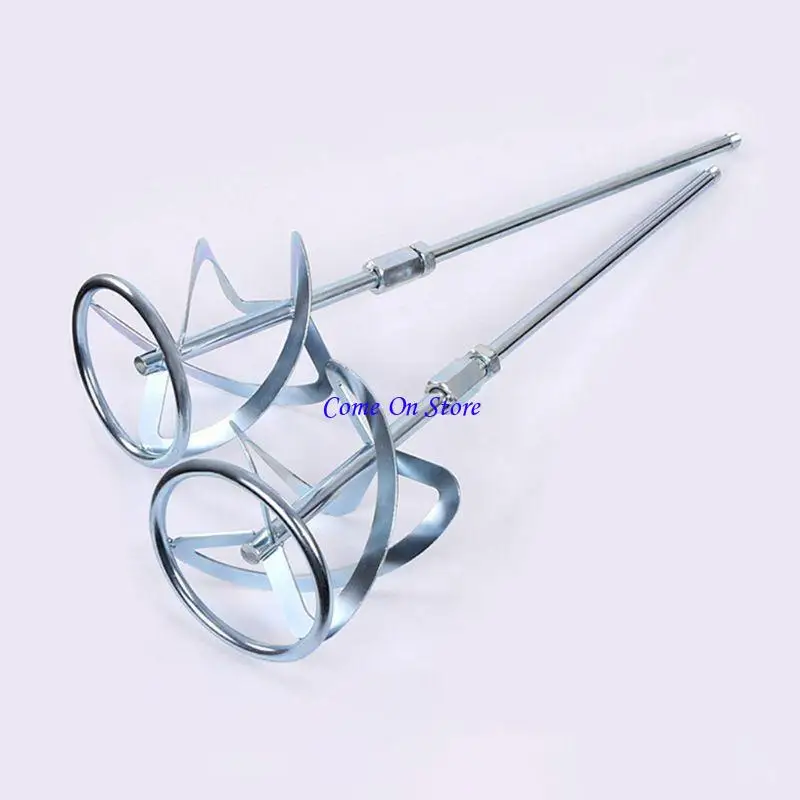 M6CF Professional Mixing Paddle Paint Whisk S Type Thread for Head Stirrer Plaster