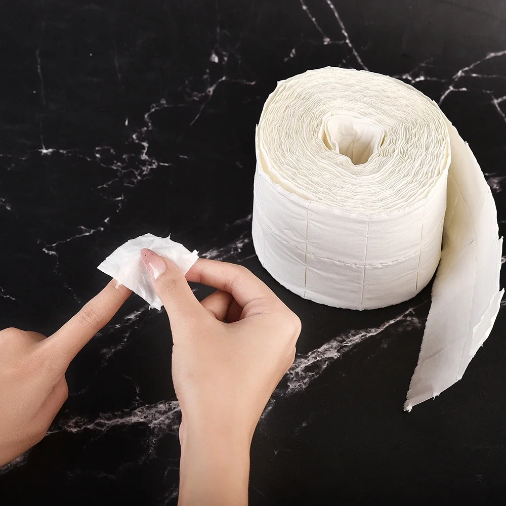 

1-рулонные салфетки для ногтей, паперовые безворсовые салфетки для снятия гель-лака, ватные диски, инструмент для чистки маникюра и педикюра