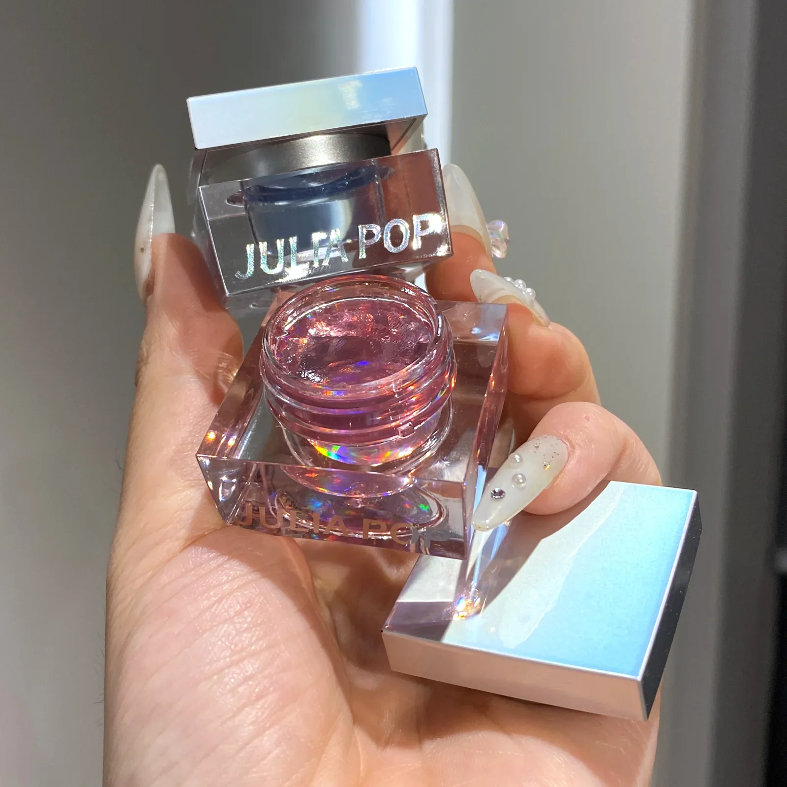 Nouveau fard à joues polyvalent crème changement de température fard à joues brillant à lèvres rose naturel baume à lèvres 4 couleurs facile à porter Blush cosmétiques