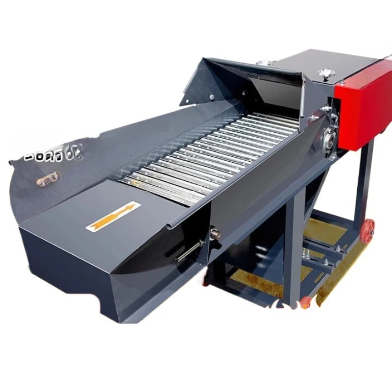 

Guillotine machine Household breeding cattle and sheep silk kneading machine Straw horizontal grass kneading machine Corn