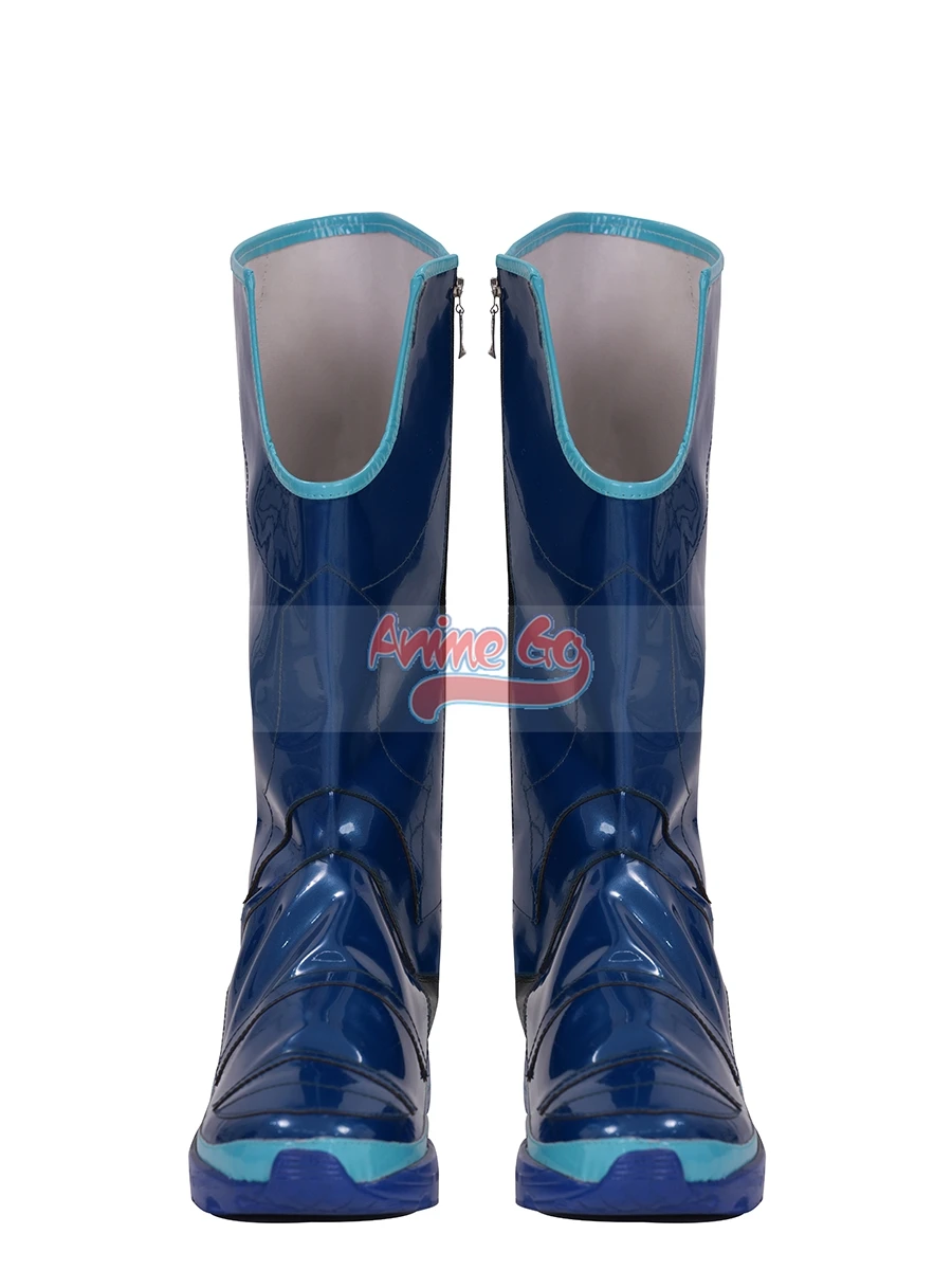 Reed Richards 2024 Game Cosplay Boots Men Blue Shoes for Halloween Cos C09459