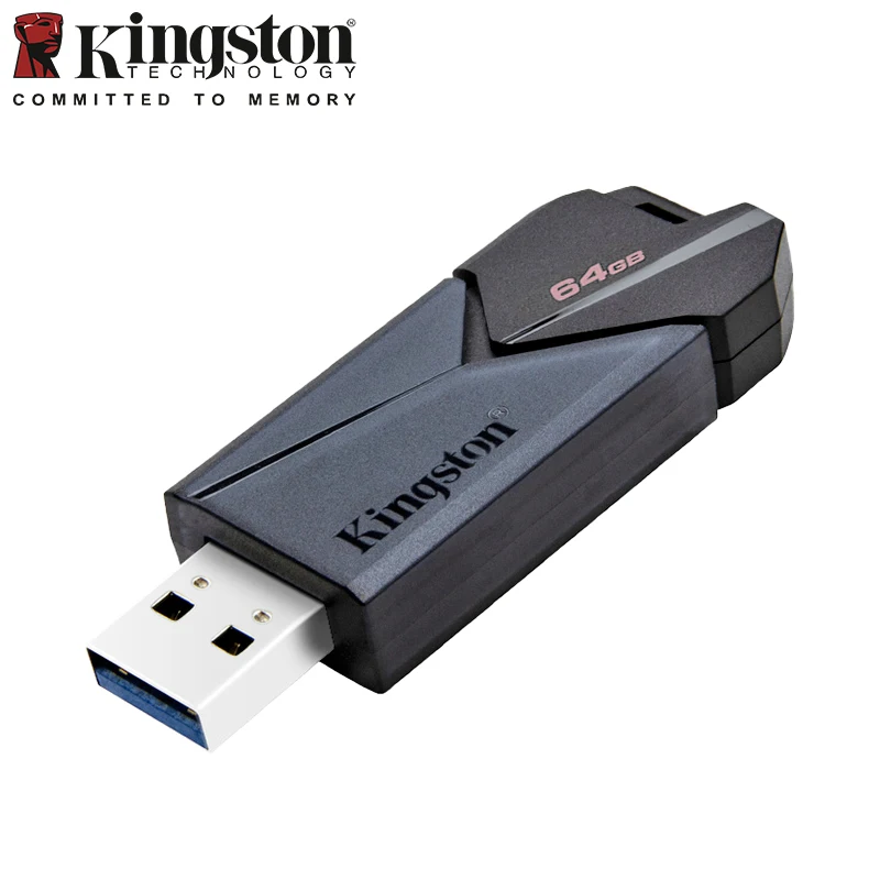 Kingston USB флеш-накопитель, 64 ГБ, 128 ГБ, 256 ГБ, 3,2 ГБ