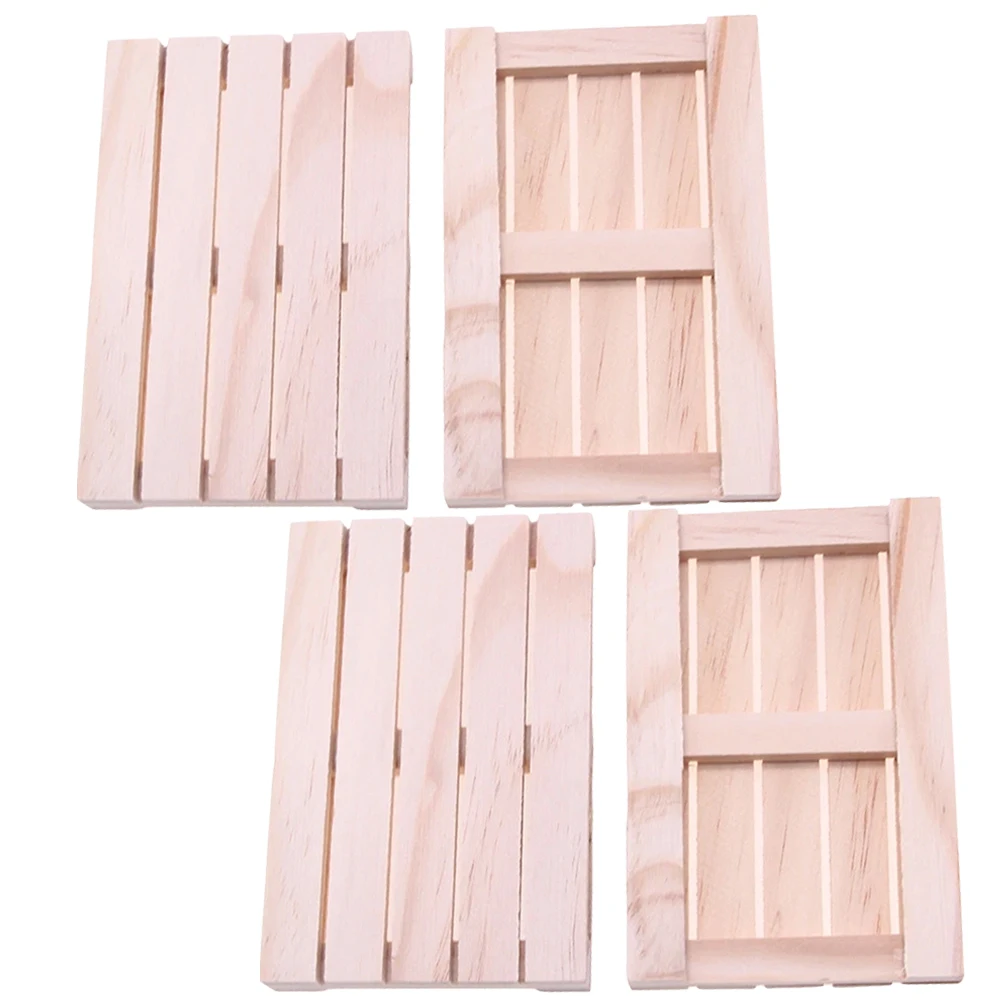 2 Pcs Coasters Compact Home Daily Coaster Daily Use Wooden Cup Pad Use Heat Insulation Protective Mat for Coffee Table Living