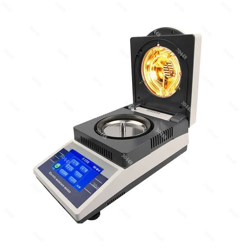 Halogen Moisture Analyzer Rapid Heating Digital Meter Grain Corn Tea Feed Herbs Content Tester Laboratory Balance
