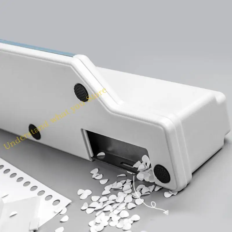 

J60A 30 Holes Slide Paper Puncher Machine Manual Paper Hole Punching Tool for Office