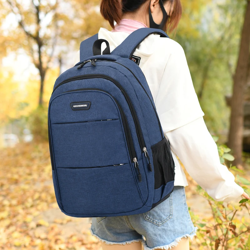 Fashion Leisure Men's Backpack Big Capacity Lightweight Nylon Travel Backpack School Bag Unisex Student Laptop Backpack Mochilas image 3