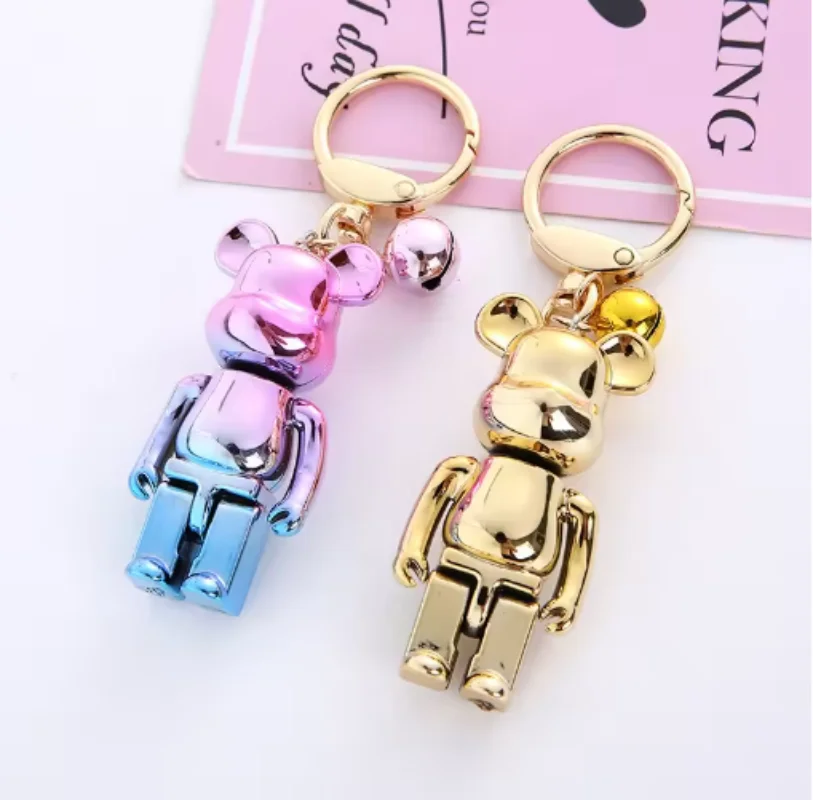 

Мультяшный гладкий жестокий медведь, брелок для ключей, кольцо для автомобильной сумки, подвеска для ключей, креативная кукла-медведь, брелок, кулон