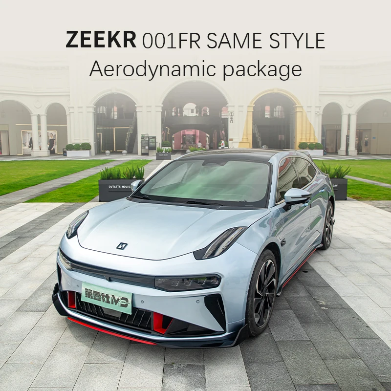 FR body kit PP For Zeekr 001 FR front and rear bumper side skirt spoiler diffuser Appearance kit 001 Aerodynamic kit 2021-2023