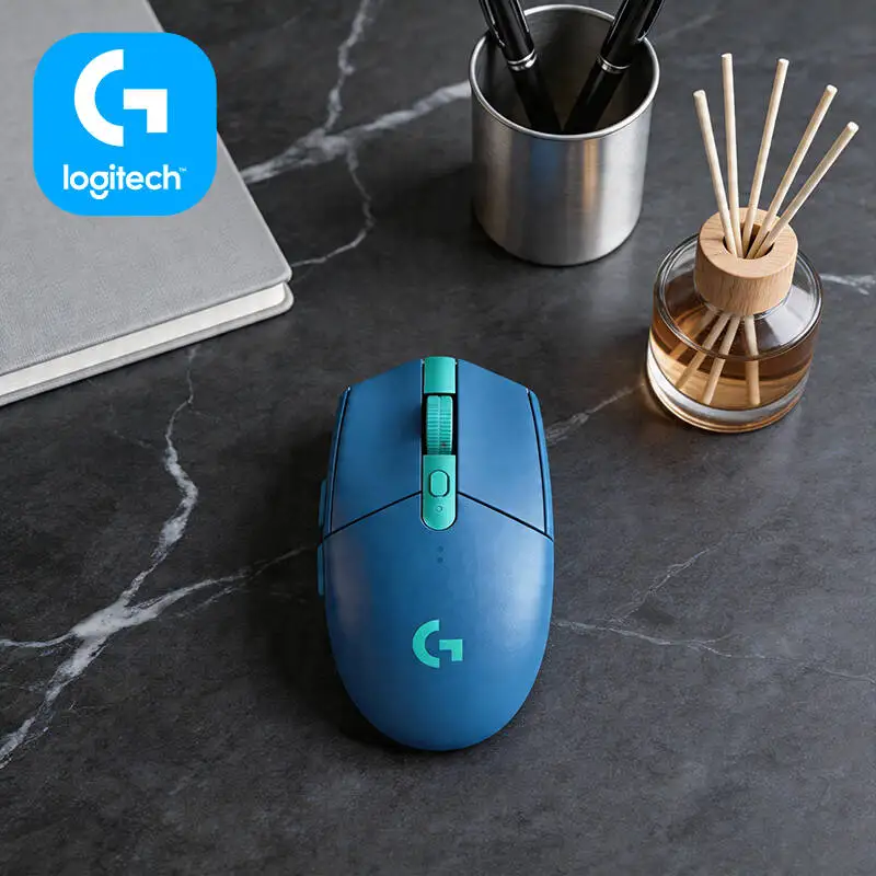 Mouse Gamer Sem Fio Logitech G304 LIGHTSPEED 12000 DPI 1ms Latência Sensor HERO Bateria de 250h Confiável para Usuários