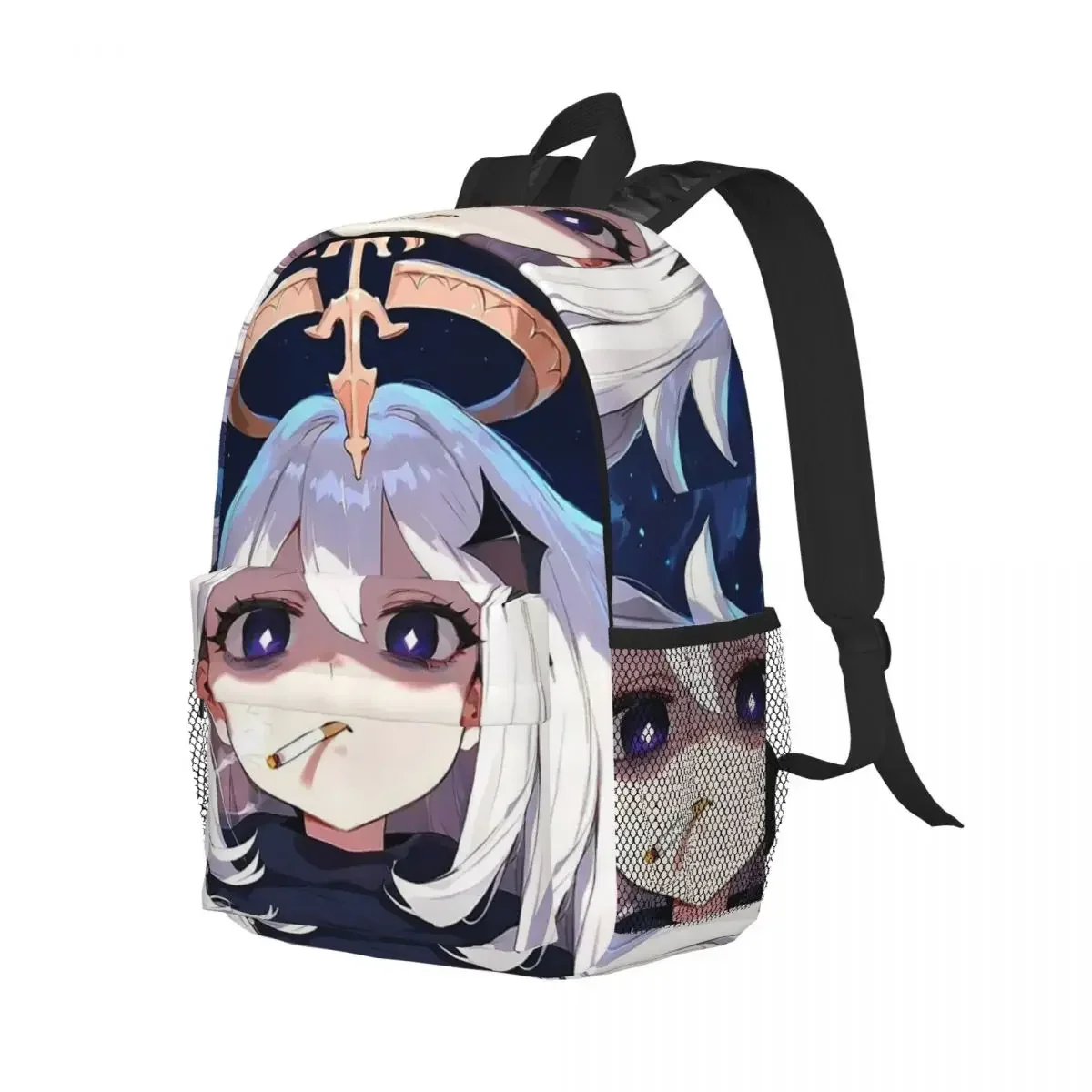 

Genshin Impact Paimon Games Рюкзак Студенческая сумка для книг для мальчиков и девочек Детская школьная сумка Компьютерные сумки на плечо для мужчин и женщин