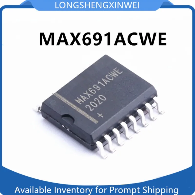 1PCS  MAX691ACWE MAX691 New Package SOIC-16 Monitoring Reset Chip IC Original in Stock
