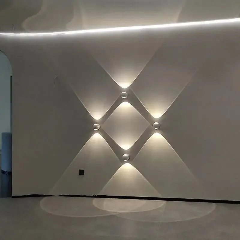 TechHPMinimalist Hallway Decor Background Lamps Bedroom Bedside Washing Wall Sconce Up And Down Luminescence Lights