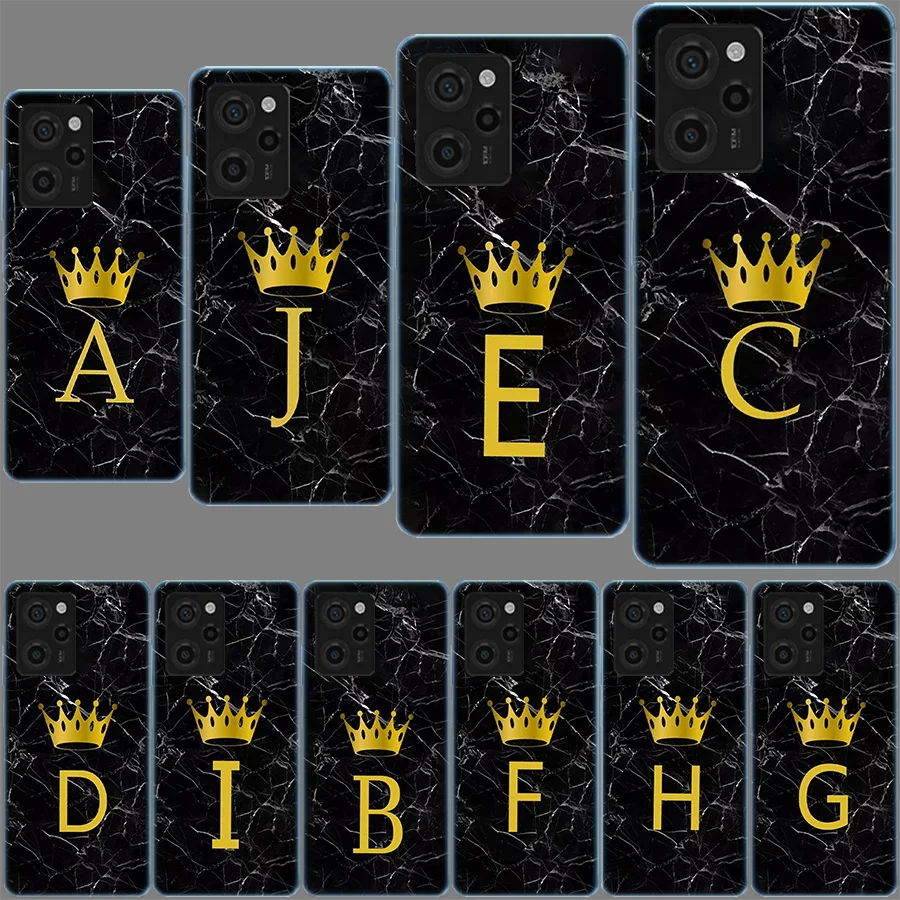 Hot Marble Crown 26 English Later Case For Xiaomi Pocophone X5 M5S X3 F6 M5 X4 F4 GT F5 F3 F2 M3 F1 M4 X6 Pro Note 10 Lite TPU