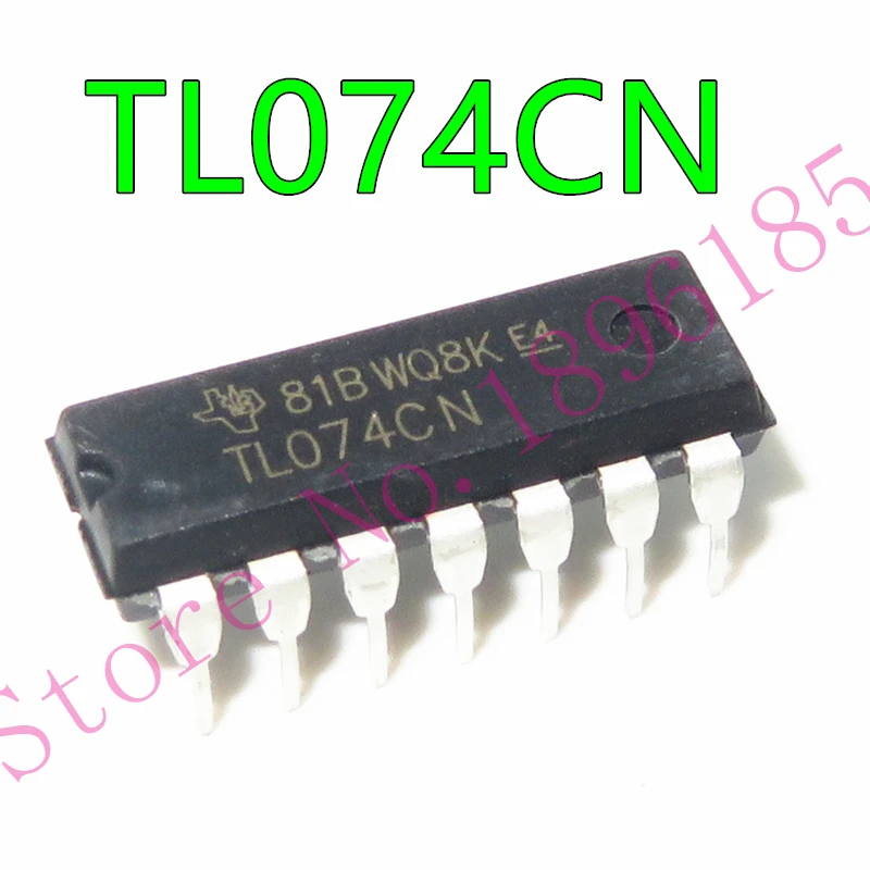 1pcs/lot TL074CN TL074 DIP-14 In Stock LOW NOISE, JFET INPUT OPERATIONAL AMPLIFIERS