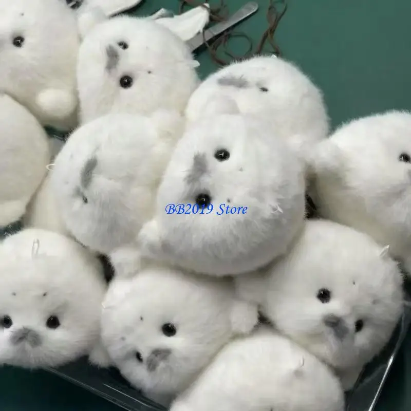 

Q0KB Cartoon Seal Doll Toy Lovely Soothing Doll for Girl Children Christmas Gift