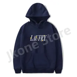 Laufey Aurora Hoodies Bewitched Album Merch Print Inverno Unissex Moda Engraçada Moletons Casuais