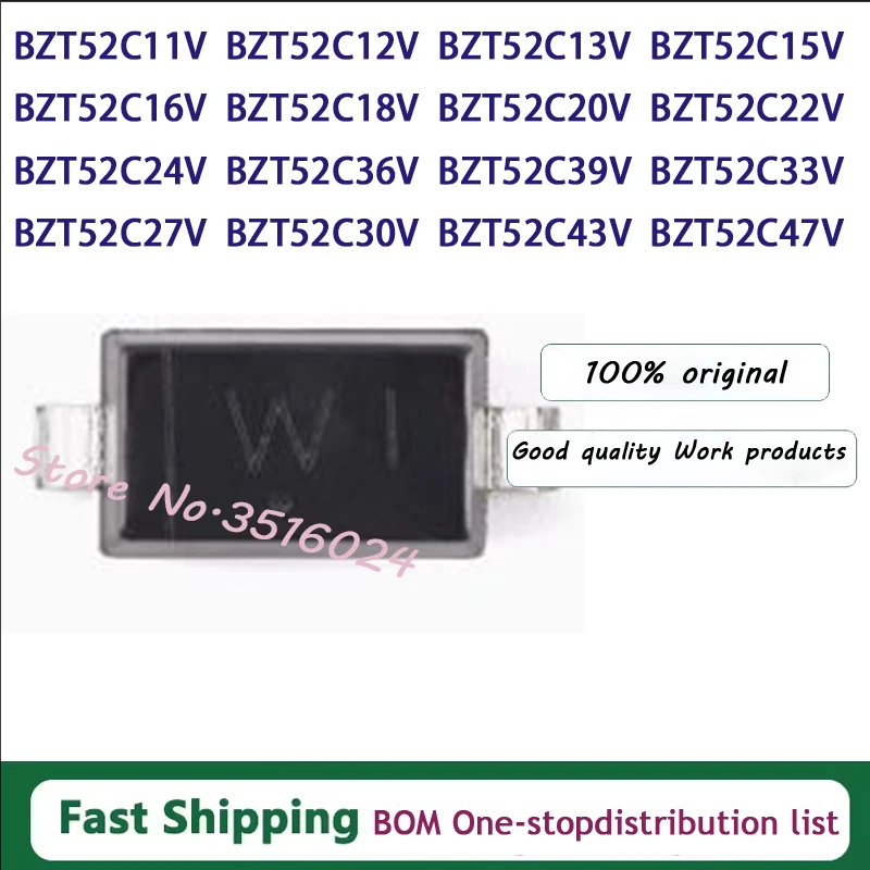 100Pcs SOD-123 Zene…