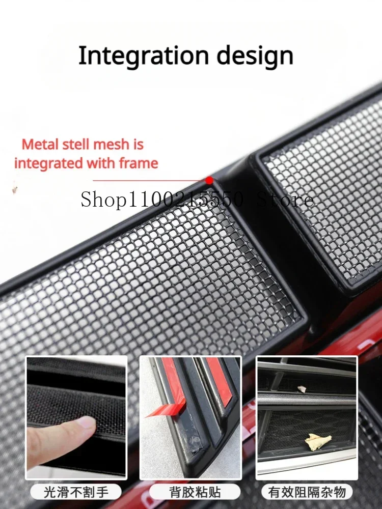 Front Grille Insect Net ABS Stainless Steel Insect Screening Mesh Protective Cove For GWM TANK 300 2021 2022 2023 Accessoires