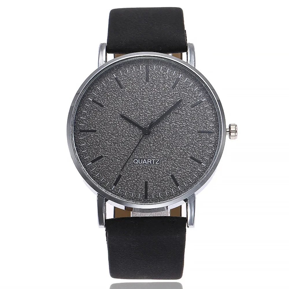 Reloj minimalista de moda para hombre, relojes de pulsera de cuarzo analógico con banda de cuero verde, relojes ultrafinos para hombre