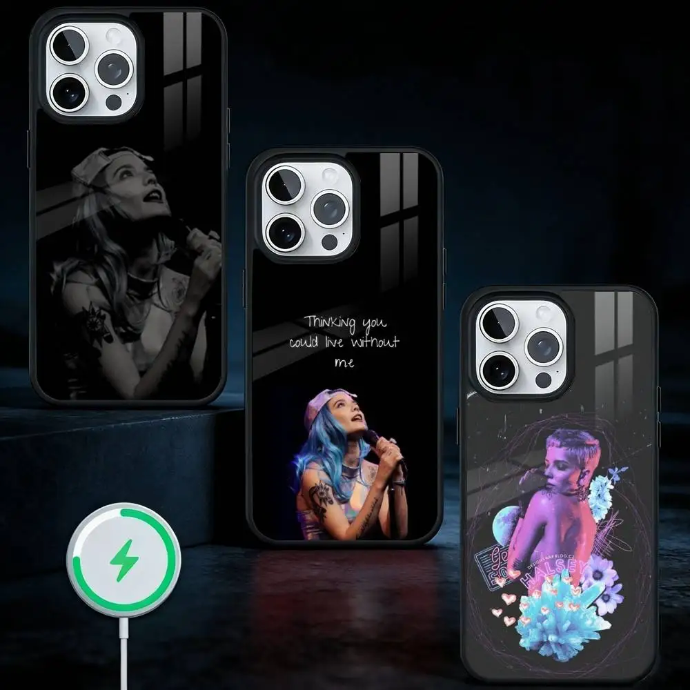 

Singer H-Halsey Phone Case For iPhone17,16,15,14,13 Plus,Pro Max Magnetic For Magsafe Wireless Charging