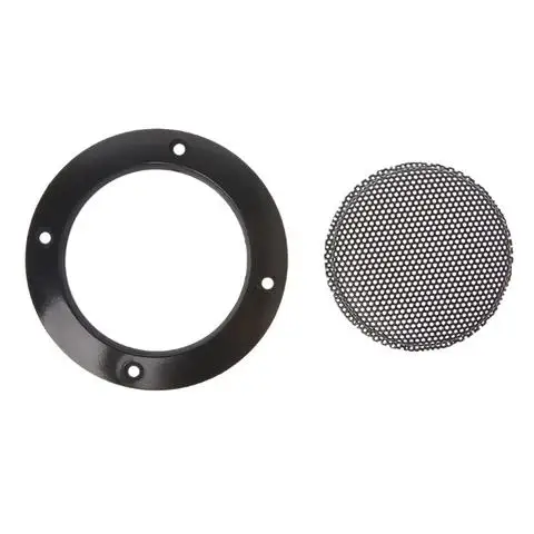 

2PCS New Black 2 Inch Car Speaker Grill Mesh Enclosure Net Protective Cover Speaker