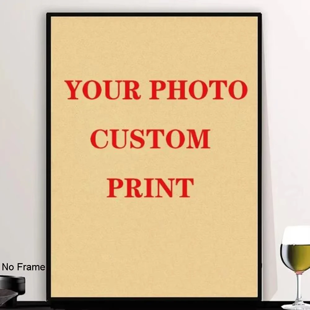 ملصقات ومطبوعات قماشية مخصصة، صور، رسوم متحركة وصور عائلة وأصدقاء لتزيين فن الحائط