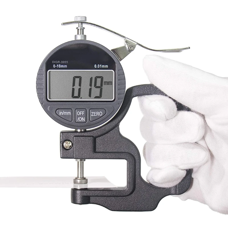 Digital Thickness Gauge 0.4 inch/10mm 0.0005