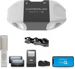 For C2405 MYQ Smart Garage Door Opener, Chain Drive, 1/2-HP Motor, Dual Light - Quantity 1